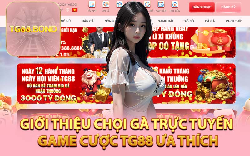 Giới Thiệu Chọi Gà Trực Tuyến Game Cược TG88 Ưa Thích