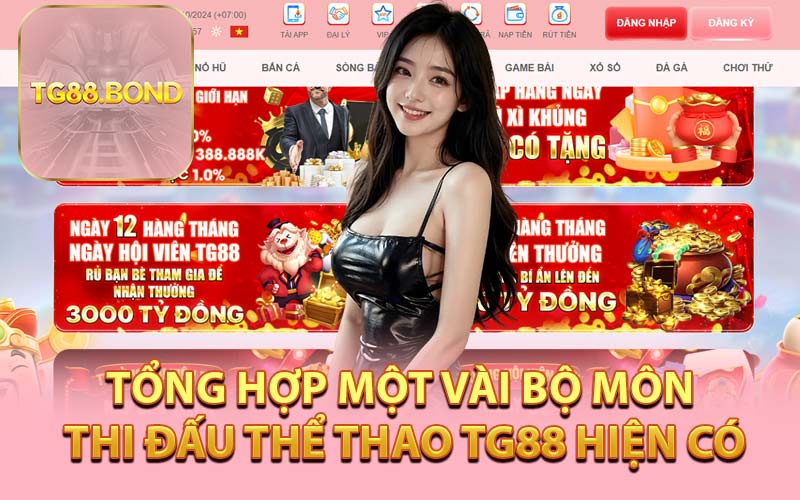 Tổng Hợp Một Vài Bộ Môn Thi Đấu Thể Thao TG88 Hiện Có